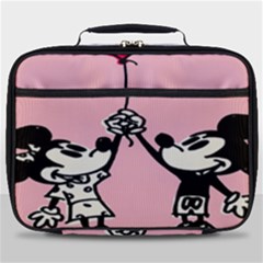 Baloon Love Mickey & Minnie Mouse Full Print Lunch Bag by nate14shop