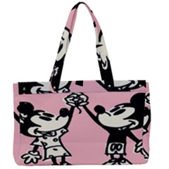 Baloon Love Mickey & Minnie Mouse Canvas Work Bag