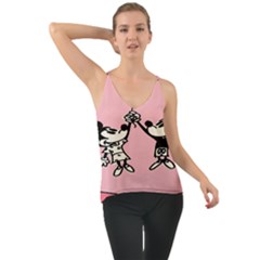 Baloon Love Mickey & Minnie Mouse Chiffon Cami by nate14shop