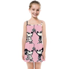 Baloon Love Mickey & Minnie Mouse Kids  Summer Sun Dress by nate14shop