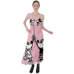 Baloon Love Mickey & Minnie Mouse Tie Back Maxi Dress by nate14shop