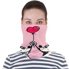 Baloon Love Mickey & Minnie Mouse Face Seamless Bandana (adult) by nate14shop