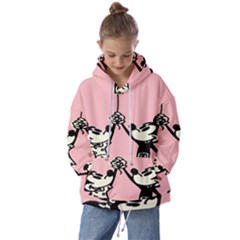 Baloon Love Mickey & Minnie Mouse Kids  Oversized Hoodie by nate14shop