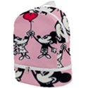 Baloon Love Mickey & Minnie Mouse Zip Bottom Backpack View1