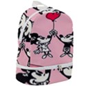 Baloon Love Mickey & Minnie Mouse Zip Bottom Backpack View2