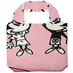 Baloon Love Mickey & Minnie Mouse Foldable Grocery Recycle Bag