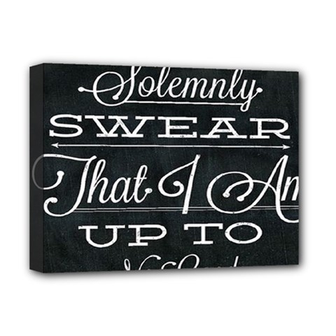 I Solemnly Swear Harry Potter Deluxe Canvas 16  X 12  (stretched)  by nate14shop