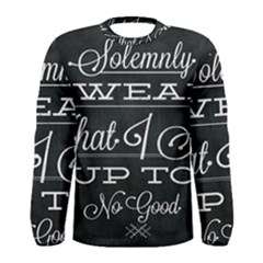 I Solemnly Swear Harry Potter Men s Long Sleeve Tee by nate14shop