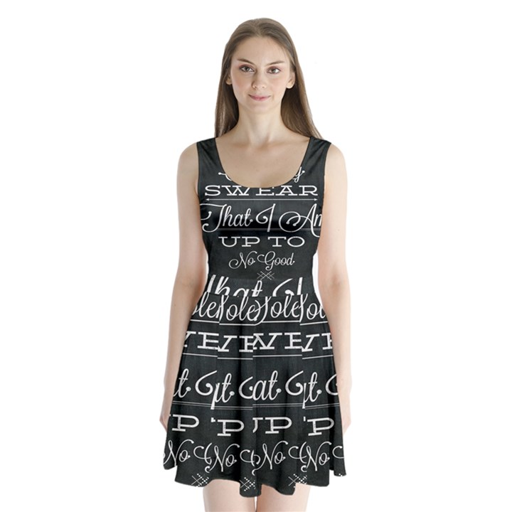 I Solemnly Swear Harry Potter Split Back Mini Dress 