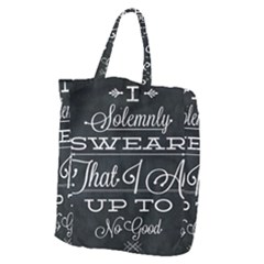 I Solemnly Swear Harry Potter Giant Grocery Tote by nate14shop