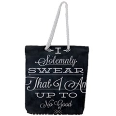 I Solemnly Swear Harry Potter Full Print Rope Handle Tote (large)