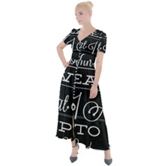 I Solemnly Swear Harry Potter Button Up Short Sleeve Maxi Dress by nate14shop