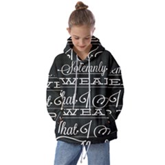 I Solemnly Swear Harry Potter Kids  Oversized Hoodie