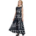 I Solemnly Swear Harry Potter Kids  Satin Sleeveless Maxi Dress View2