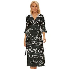 I Solemnly Swear Harry Potter Midsummer Wrap Dress