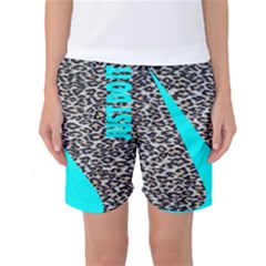 Just Do It Leopard Silver Women s Basketball Shorts