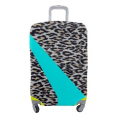 Just Do It Leopard Silver Luggage Cover (small) by nate14shop