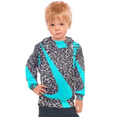 Just Do It Leopard Silver Kids  Hooded Pullover