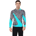 Just Do It Leopard Silver Men s Long Sleeve Rash Guard View1