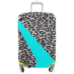 Just Do It Leopard Silver Luggage Cover (medium)