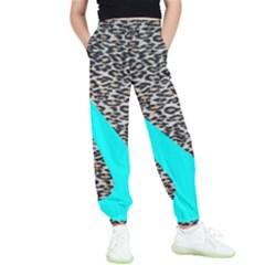 Just Do It Leopard Silver Kids  Elastic Waist Pants by nate14shop