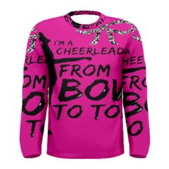 Bow To Toe Cheer Pink Men s Long Sleeve Tee by nate14shop