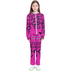 Bow To Toe Cheer Pink Kids  Tracksuit by nate14shop