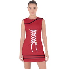 Pokedex Lace Up Front Bodycon Dress by nate14shop