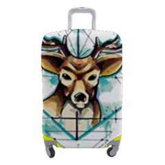 Deer-unicorn-tattoo-drawing-vector-watercolor Luggage Cover (small) by Jancukart