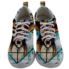 Deer-unicorn-tattoo-drawing-vector-watercolor Mens Athletic Shoes