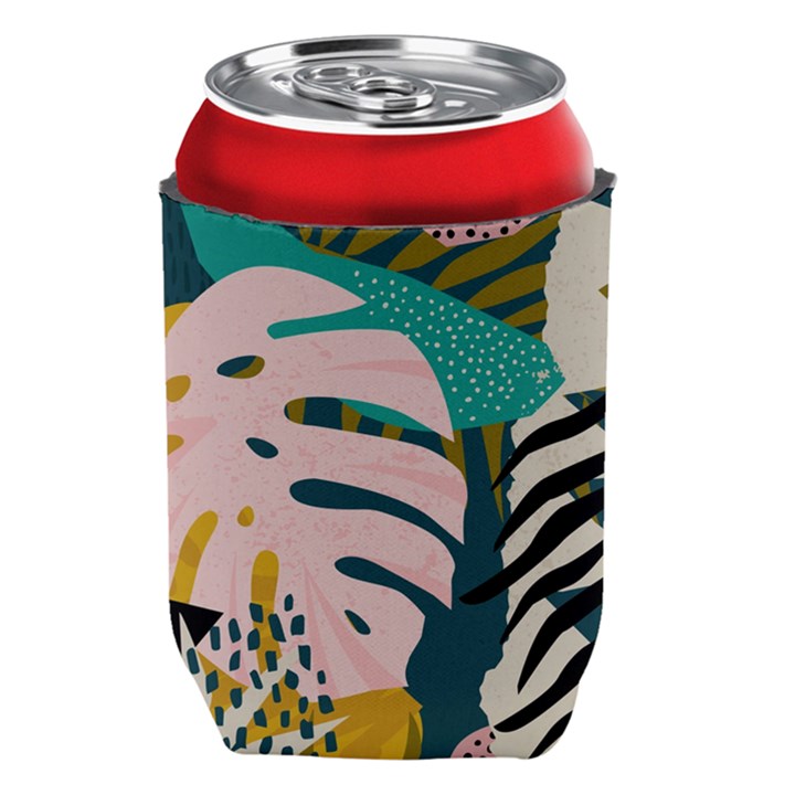 tropical polka plants 6 Can Cooler