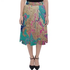 Freedom To Pour Classic Midi Skirt by Hayleyboop