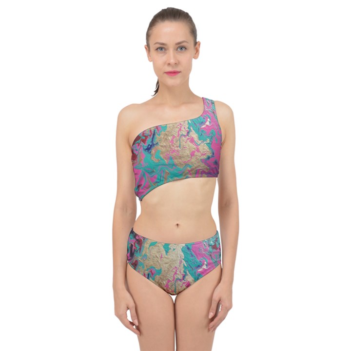 Freedom to pour Spliced Up Two Piece Swimsuit