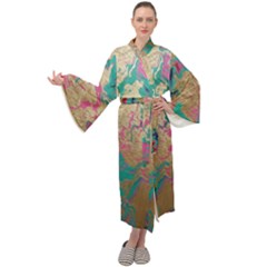 Freedom To Pour Maxi Velour Kimono by Hayleyboop