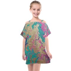 Freedom To Pour Kids  One Piece Chiffon Dress by Hayleyboop