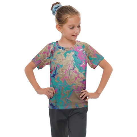 Freedom To Pour Kids  Mesh Piece Tee by Hayleyboop