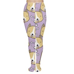 Corgi Pattern Tights