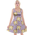 Corgi Pattern Reversible Velvet Sleeveless Dress View1