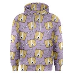 Corgi Pattern Men s Overhead Hoodie