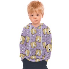 Corgi Pattern Kids  Overhead Hoodie