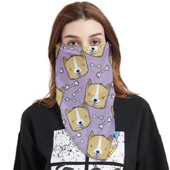 Corgi Pattern Face Covering Bandana (triangle) by Sudhe