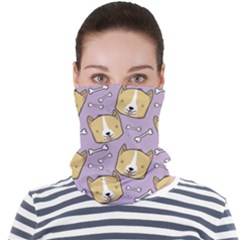 Corgi Pattern Face Seamless Bandana (adult) by Sudhe