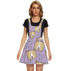 Corgi Pattern Apron Dress by Sudhe