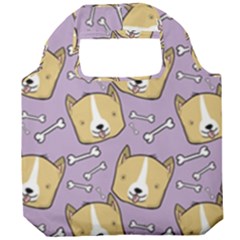 Corgi Pattern Foldable Grocery Recycle Bag