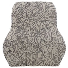 Artwork-005 Car Seat Back Cushion  by nate14shop