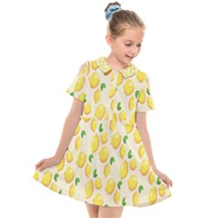 Background-a 001 Kids  Short Sleeve Shirt Dress by nate14shop