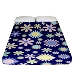 Background-a 002 Fitted Sheet (king Size) by nate14shop