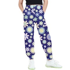 Background-a 002 Kids  Elastic Waist Pants