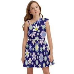 Background-a 002 Kids  One Shoulder Party Dress