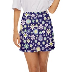 Background-a 002 Mini Front Wrap Skirt